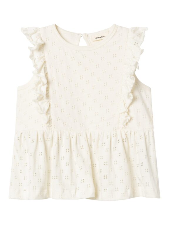 Lil Atelier Himaja Top - Coconut Milk - 92 cm