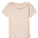 Lil Atelier Hulla Hua SS Slim Top - Peach Whip - 92 cm