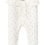 Lil Atelier Hulla Slim Leggings - Coconut Milk - 56 cm