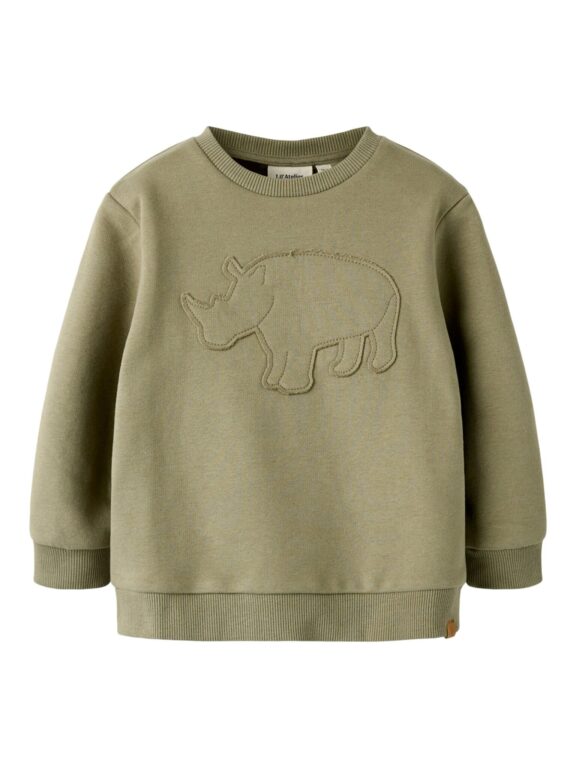 Lil Atelier ILondon Rol Loose Sweat Shirt - Overland Trek - 92 cm