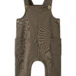 Lil Atelier Jobo Lio Sweat Overall - Shitake - 56 cm