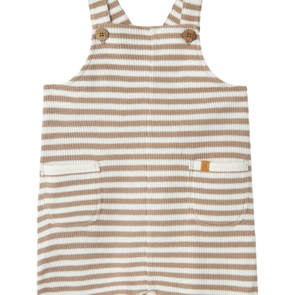 Lil Atelier Jonas Shorts Loose Overall Shorts - Mocha Meringue Coconut milk - 56 cm