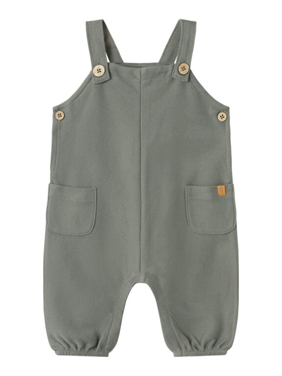 Lil Atelier Kaleo Overall - Pewter - 56 cm