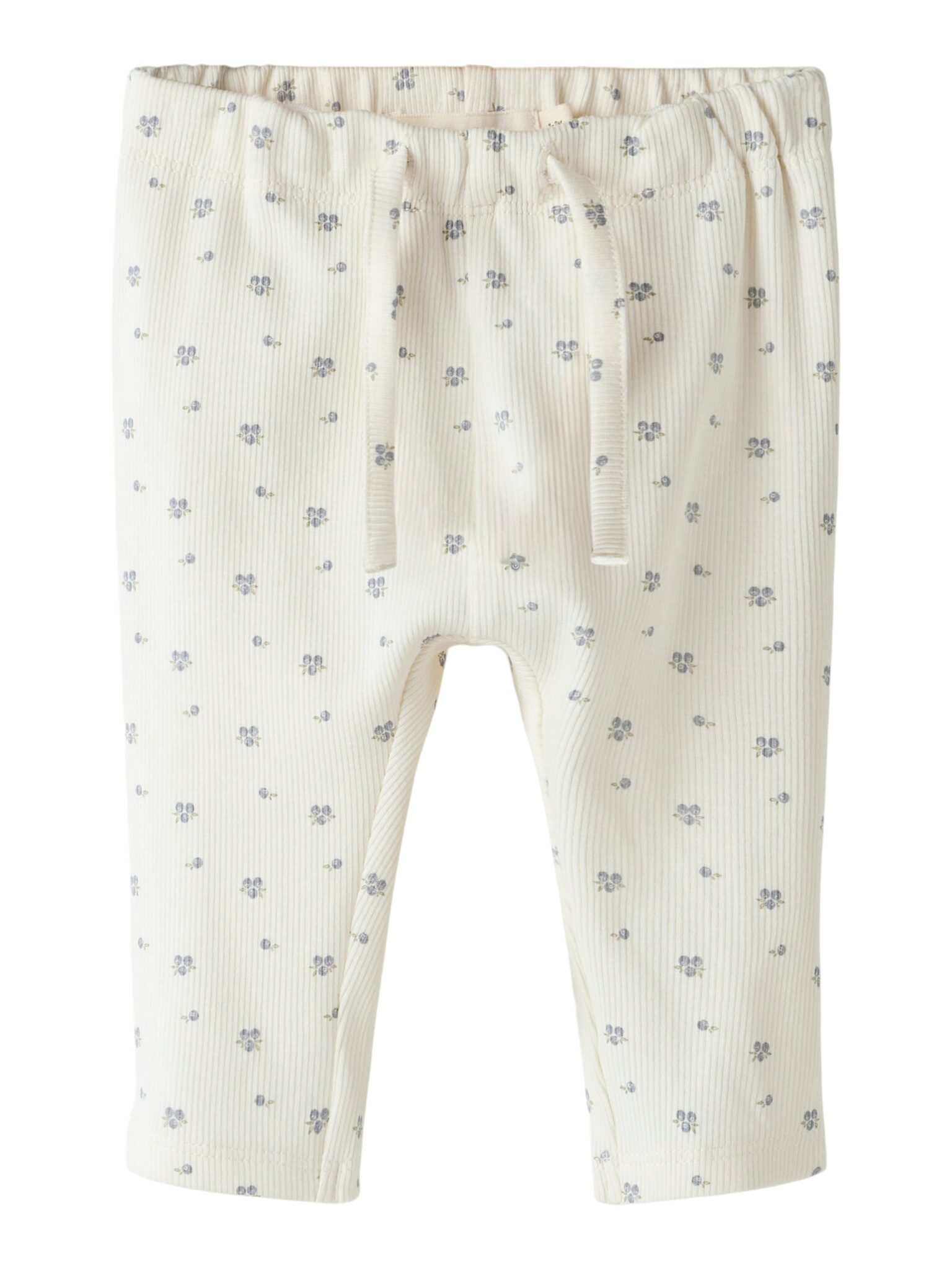 Lil Atelier Lago Mio Pants - Coconut Milk/Blueberry - 56 cm