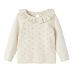 Lil Atelier Laguna LS Knit - Turtledove - 92 cm