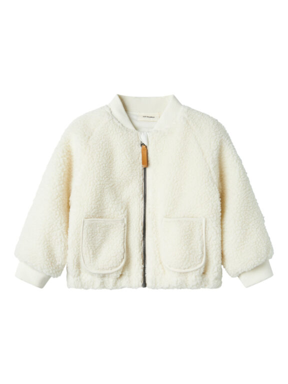 Lil Atelier Lajo Bomber Jacket - Coconut Milk/Mariehøne - 86 cm Lil Atelier Lajo Bomber Jacket - Coconut Milk/Mariehøne - 86 cm