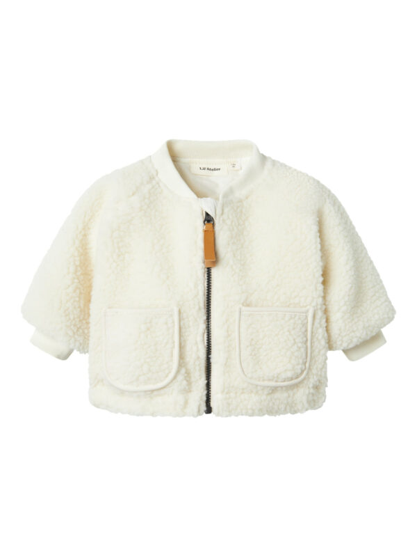 Lil Atelier Lajo Bomber Jakke - Coconut Milk/Mariehøne - 56 cm