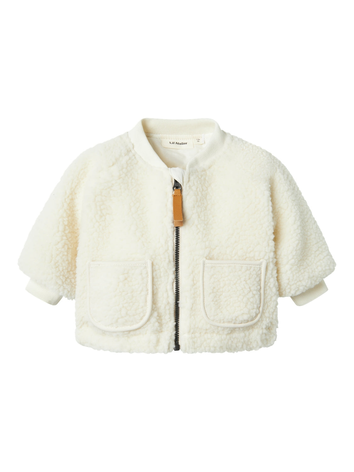 Lil Atelier Lajo Bomber Jakke - Coconut Milk/Mariehøne - 56 cm