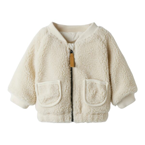 Lil Atelier Lajo Bomber Jakke - Turtledove/Rainbow - 56 cm