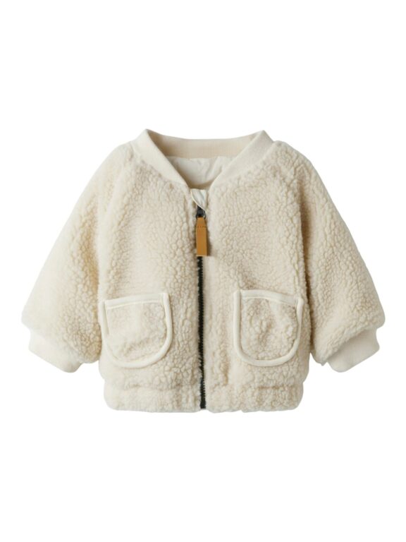 Lil Atelier Lajo Bomber Jakke - Turtledove/Rainbow - 56 cm