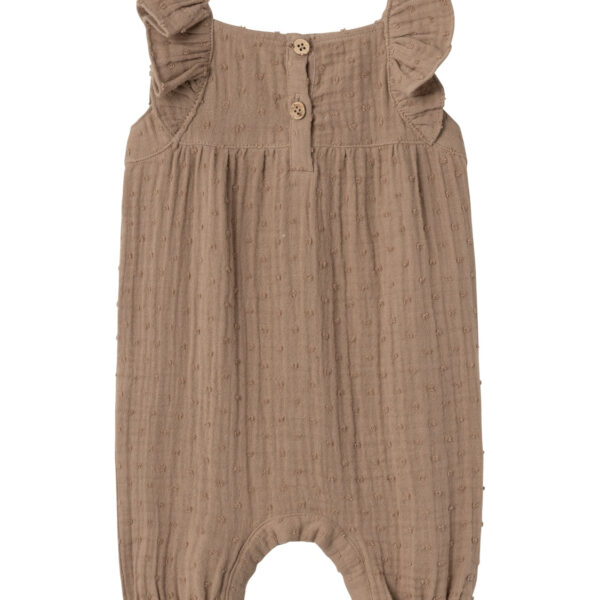 Lil Atelier Lamia Loose Overall - Woodsmoke - 56 cm