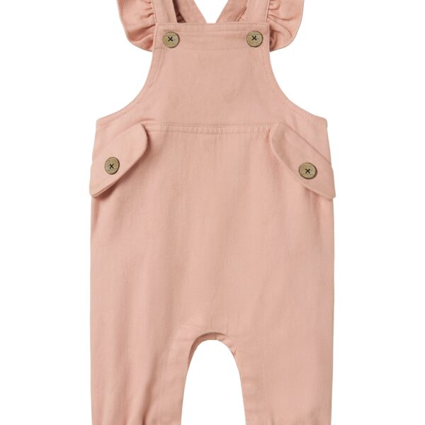 Lil Atelier Lamina Loose Twill Overall - Misty Rose - 56 cm