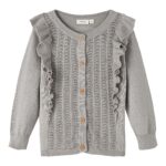 Lil Atelier Lara Knit Cardigan - Wet Weather - 92 cm