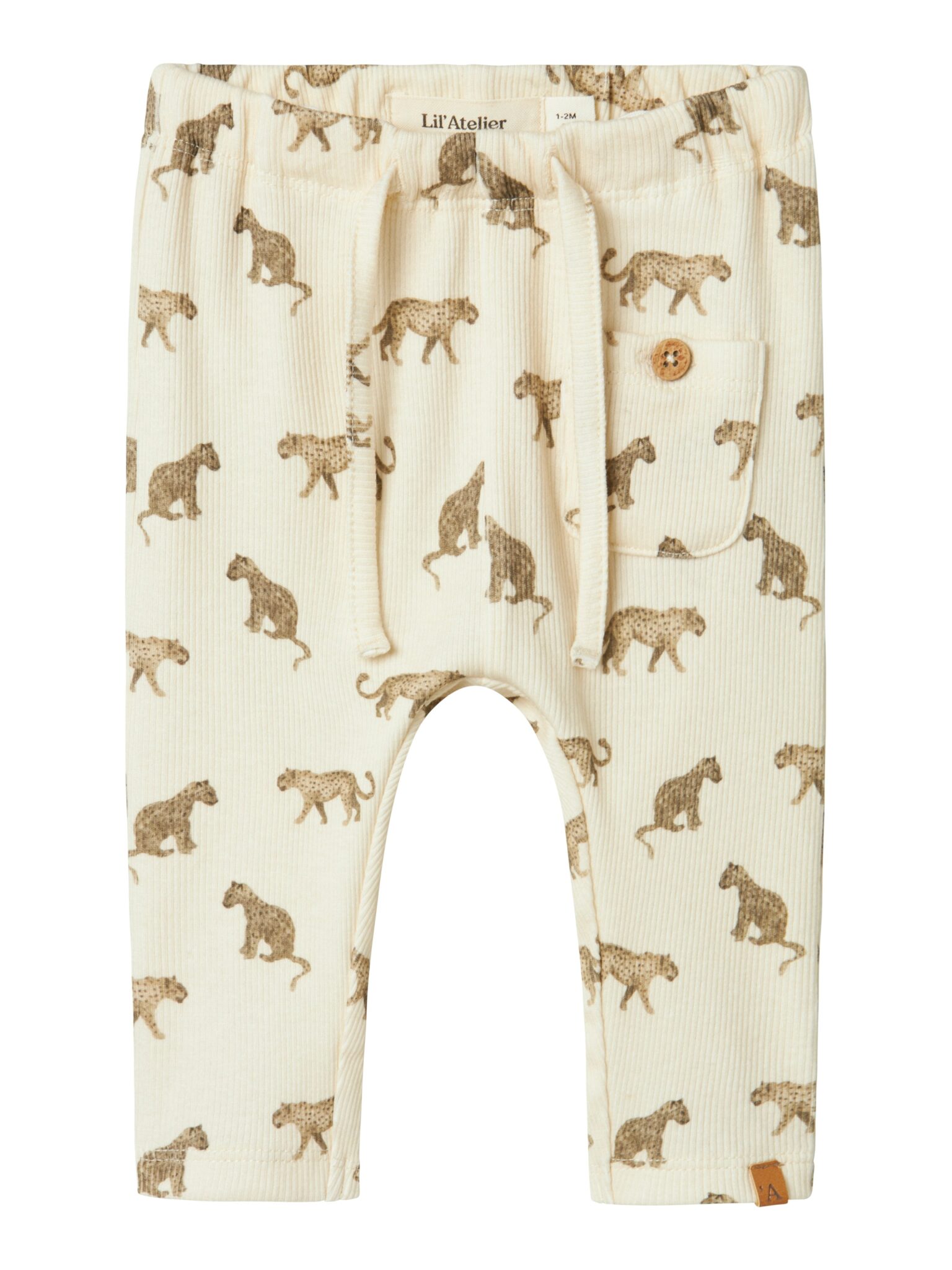 Lil Atelier Lavo Elf Loose Pants - Turtledove - 56 cm