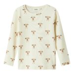 Lil Atelier Lavo Enk Top - Turtledove/Strong man - 92 cm