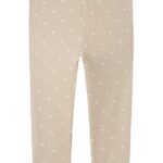 Lil Atelier Leggings - Hjerter - Gago Gray Morn Heart