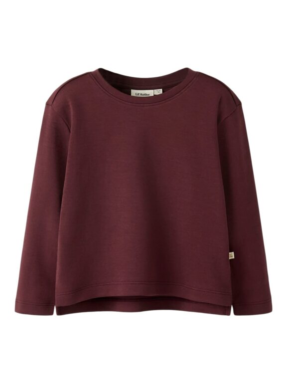 Lil Atelier Limia Loose Top - Catawba Grape - 92 cm