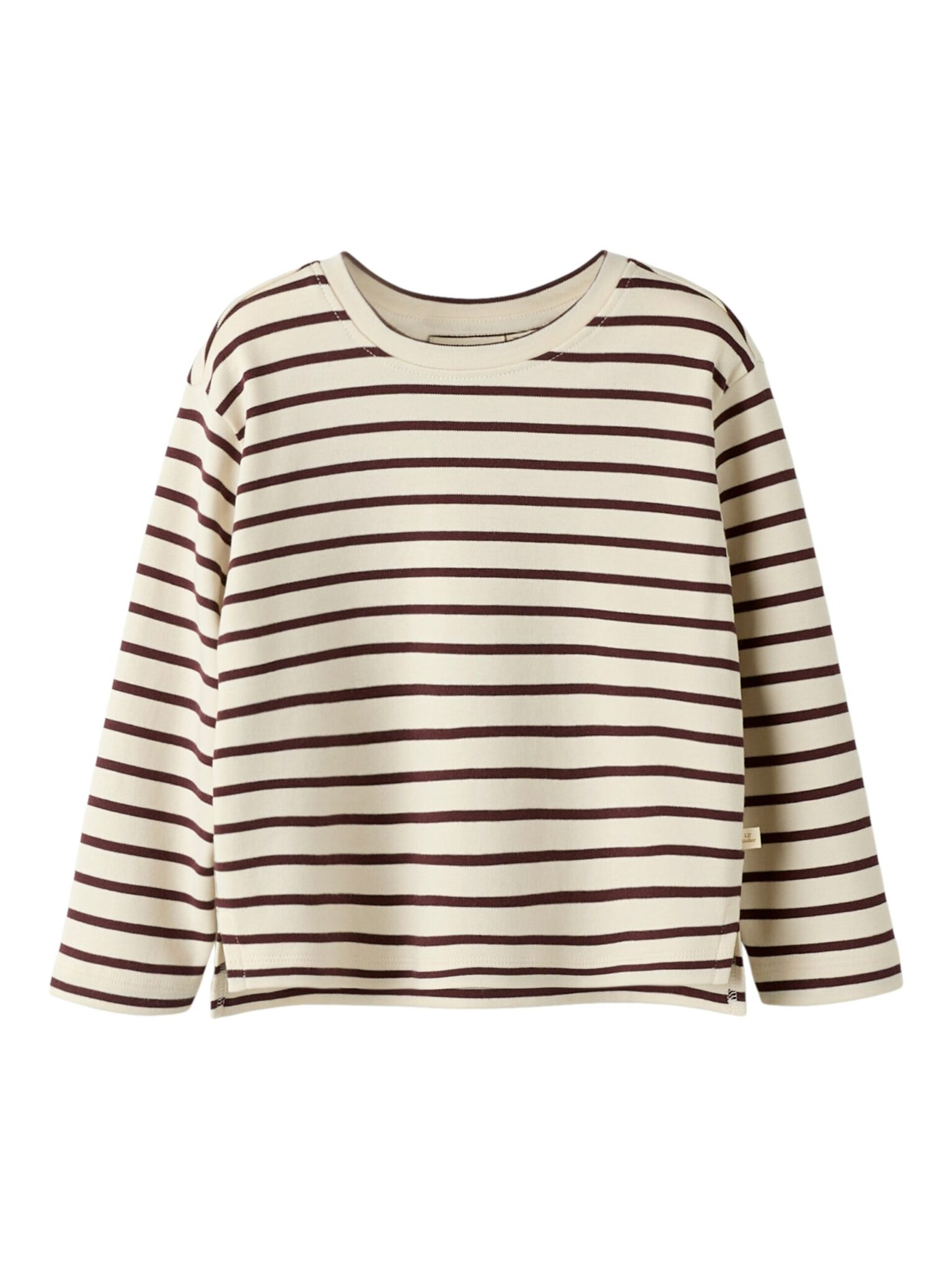 Lil Atelier Limia Loose Top - Turtledove/Catawba Grape - 92 cm