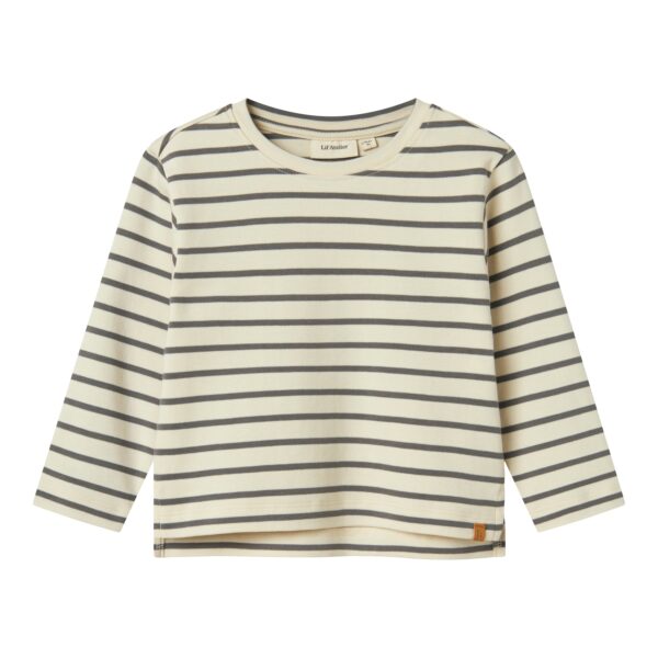 Lil Atelier Limia Loose Top - Turtledove/Poppy Sead - 92 cm