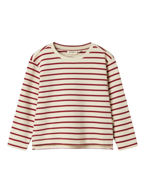 Lil Atelier Limia Loose Top - Turtledove/Red Dahlia - 92 cm Lil Atelier Limia Loose Top - Turtledove/Red Dahlia - 92 cm