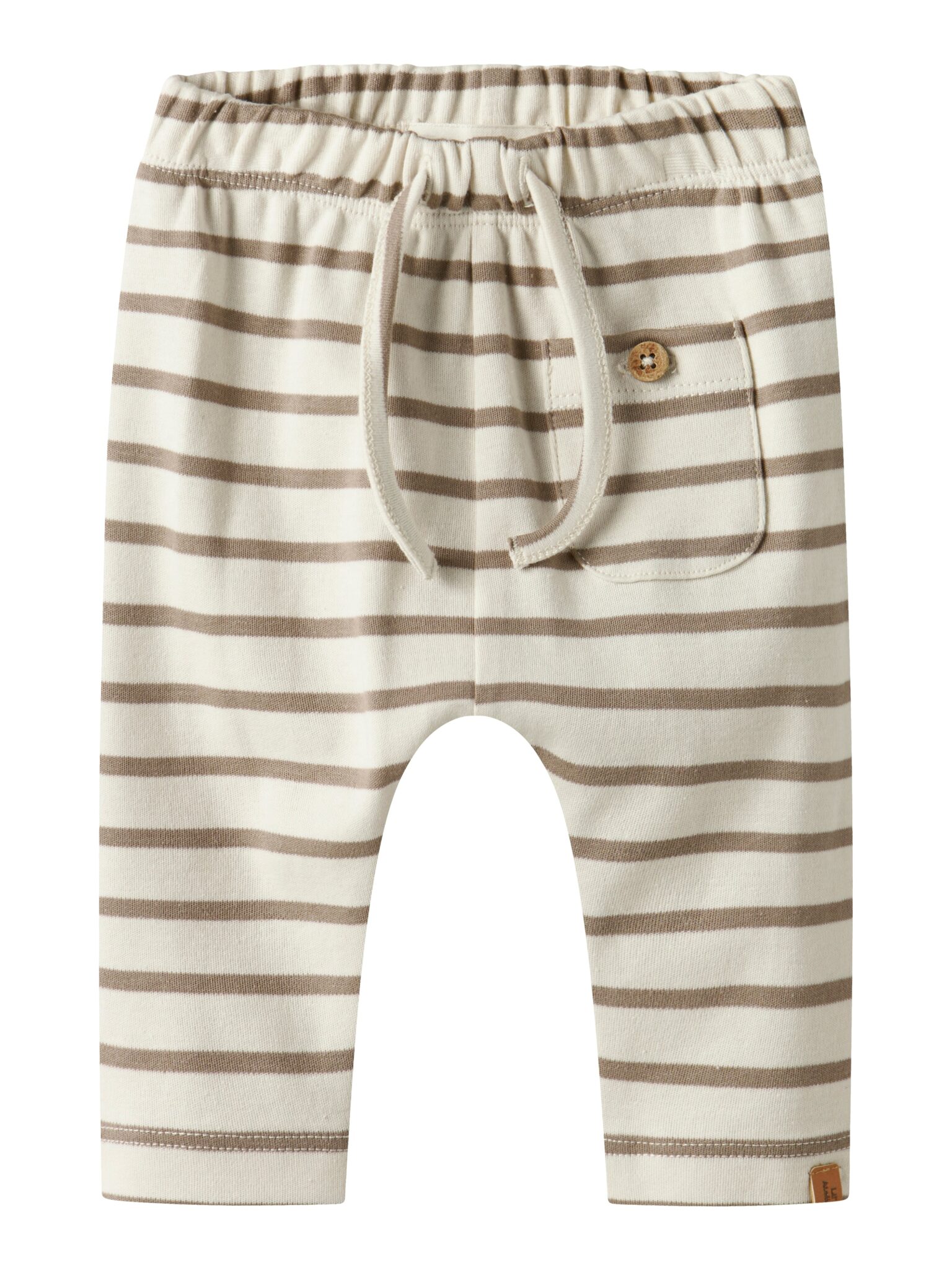 Lil Atelier Limia Nob Loose Pants - Turtledove/Sepia Tint - 56 cm