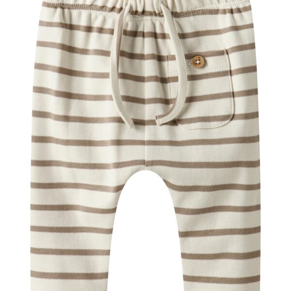 Lil Atelier Limia Nob Loose Pants - Turtledove/Sepia Tint - 56 cm