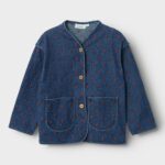 Lil Atelier Liva Denim Jacket - Dark Blue Denim - 92 cm
