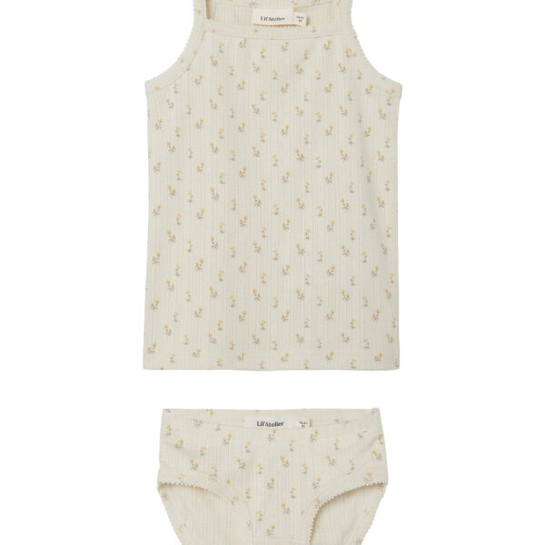 Lil Atelier Lola Undertøj Sæt - Turtledove - 92 cm