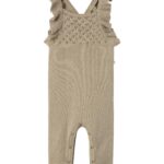 Lil Atelier Loro Knit Overall - Chinchilla - 56 cm