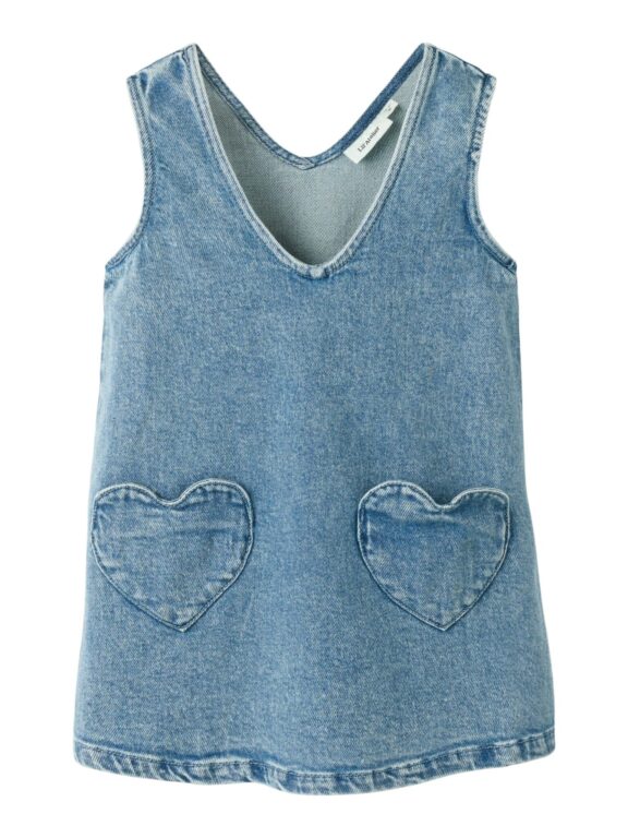 Lil Atelier Lulia Denim Spencer - Medium Blue Denim - 92 cm