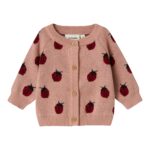 Lil Atelier Lulio Knit Cardigan NOOS - Misty Rose - 56 cm