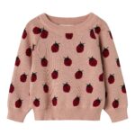 Lil Atelier Lulio Knit NOOS - Misty Rose - 92 cm
