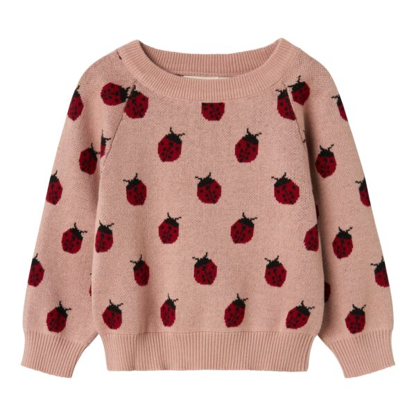 Lil Atelier Lulio Knit NOOS - Misty Rose - 92 cm