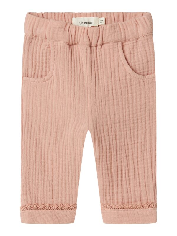 Lil Atelier Lulu Pants - Misty Rose - 68 cm
