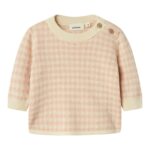 Lil Atelier Nadie Loose Knit - Cameo Rose - 68 cm