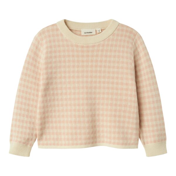 Lil Atelier Nadie Loose Knit - Cameo Rose - 92 cm