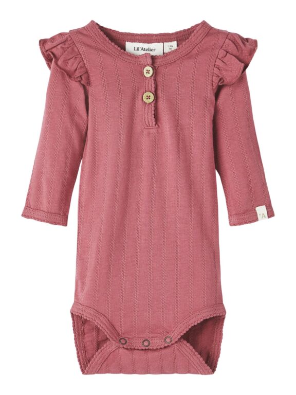Lil Atelier Nala Slim Body - Dry Rose - 56 cm Lil Atelier Nala Slim Body - Dry Rose - 56 cm