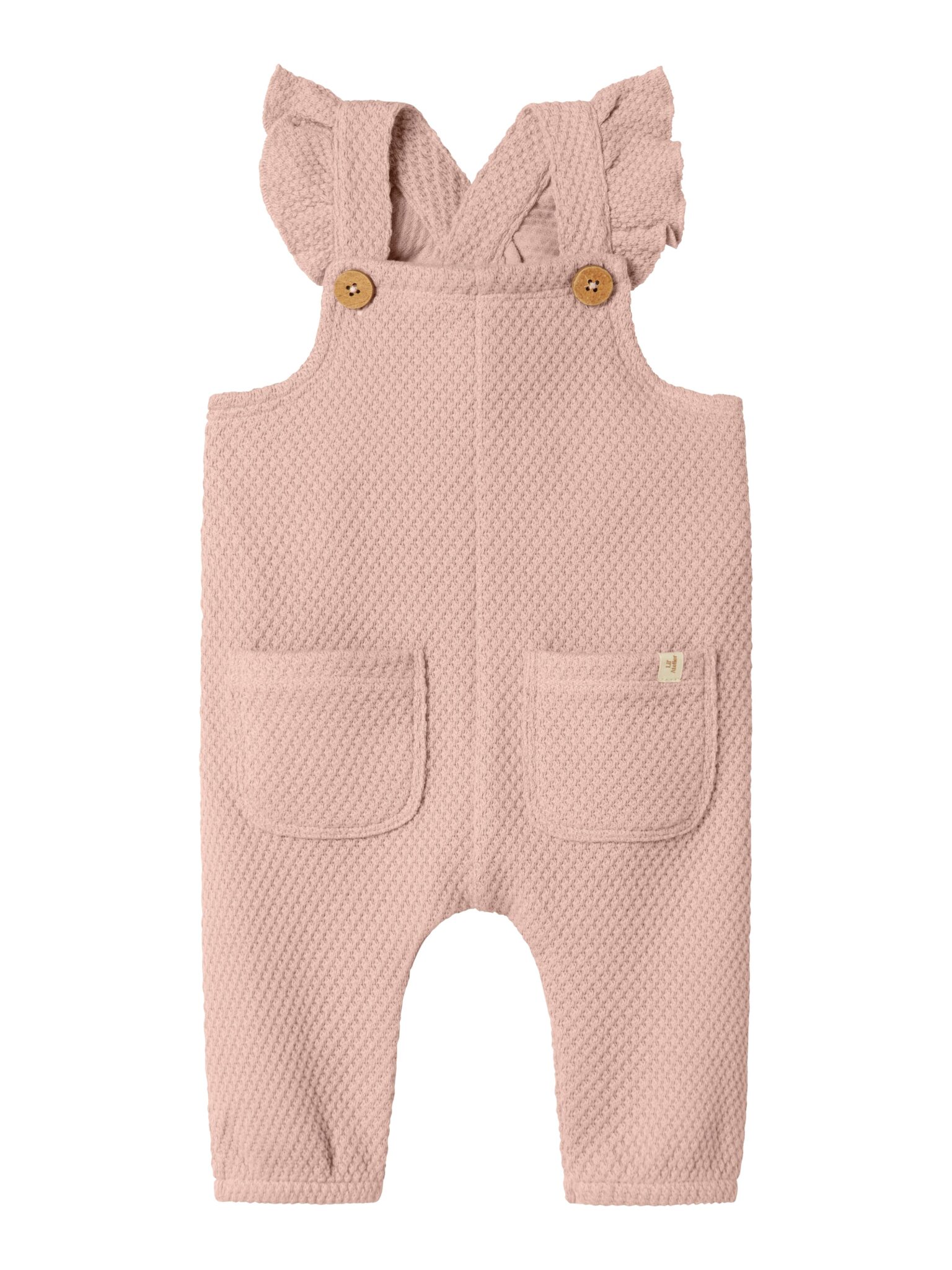 Lil Atelier Noella Loose Sweat Overall - Cameo Rose - 56 cm