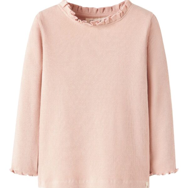Lil Atelier Nora Slim Top - Cameo Rose - 92 cm
