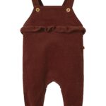 Lil Atelier Obert Cord Overall - Hot Chocolate - 56 cm
