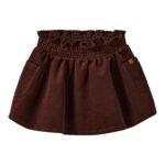 Lil Atelier Obert Cord Skirt - Hot Chocolate - 92 cm