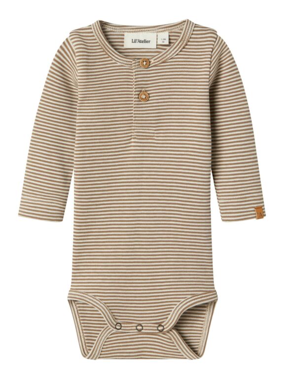 Lil Atelier Ohio Slim Body - Turtledove/Sepia Tint - 56 cm