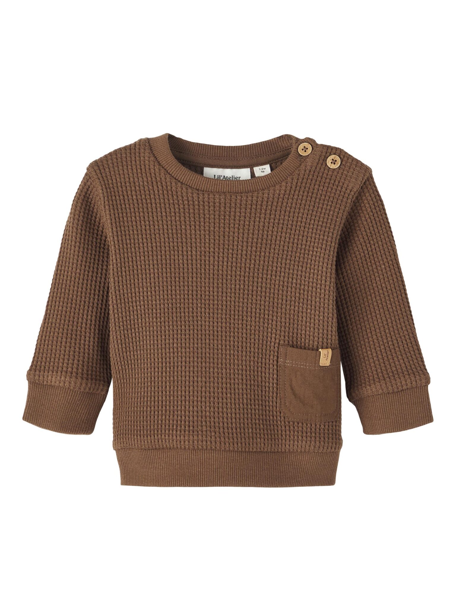 Lil Atelier Olaf Knit - Rain Drum - 56 cm