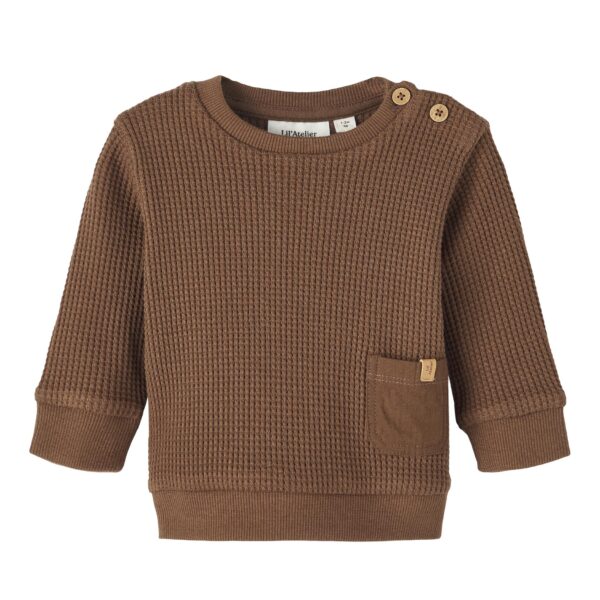 Lil Atelier Olaf Knit - Rain Drum - 56 cm