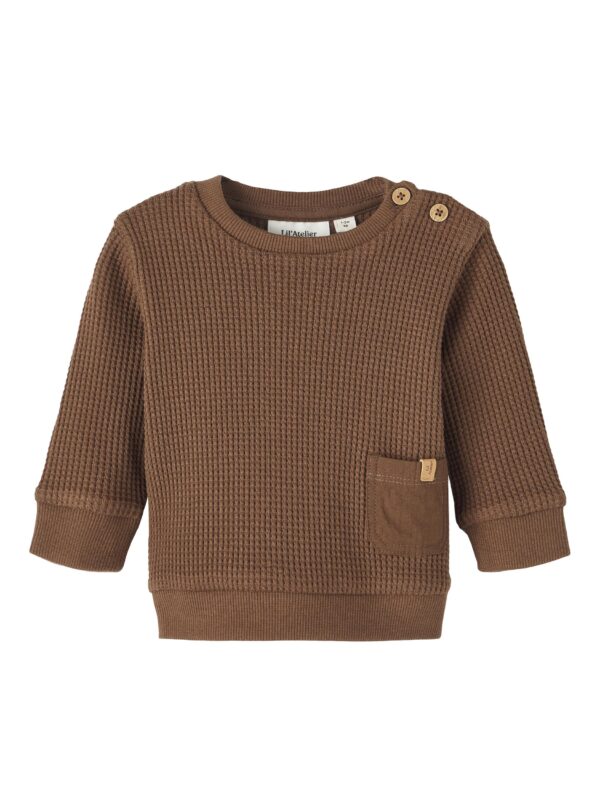 Lil Atelier Olaf Knit - Rain Drum - 56 cm