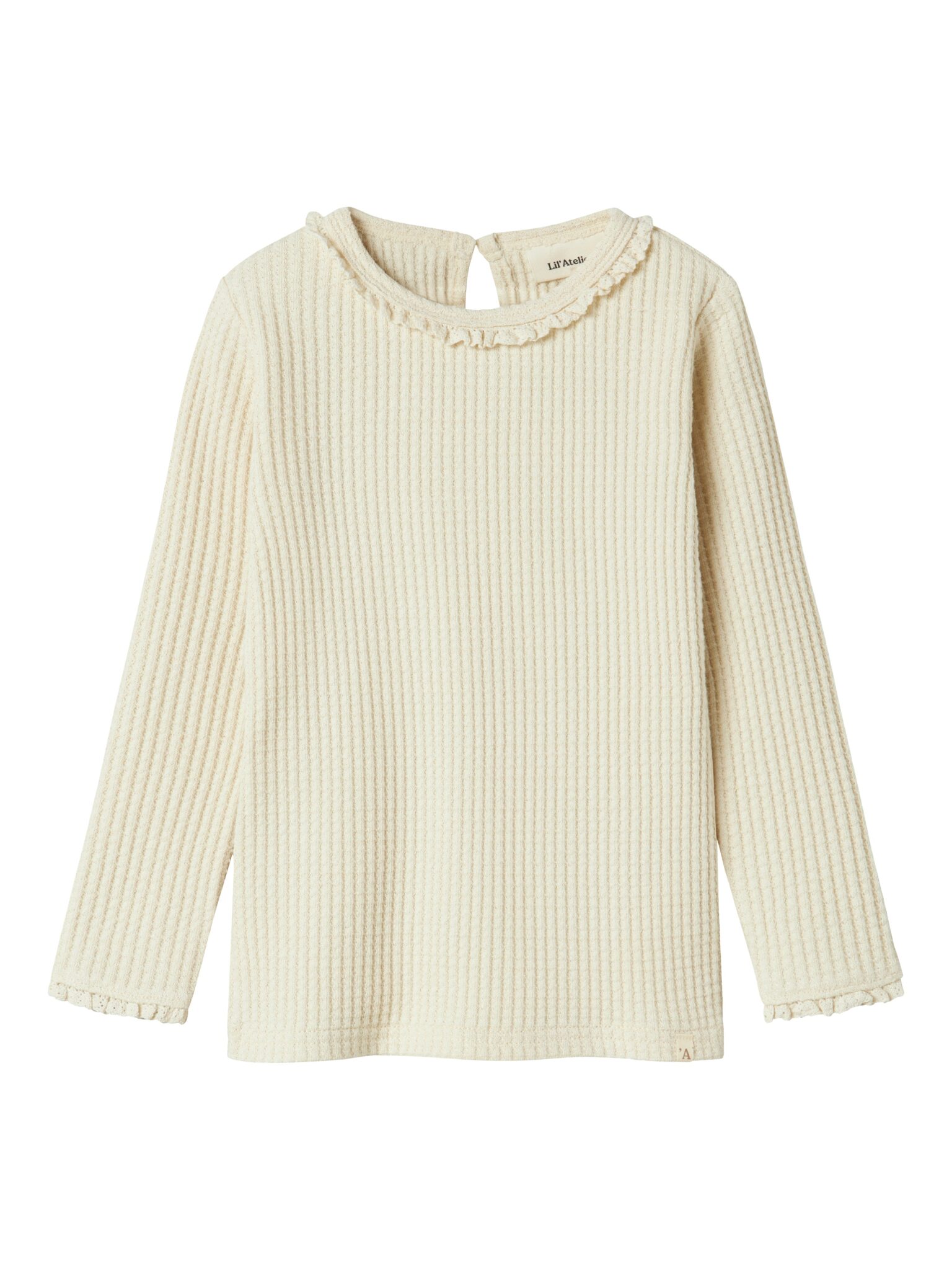 Lil Atelier Osanne Slim Top - Turtledove - 92 cm