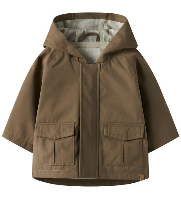 Lil' Atelier Overgangsjakke - Loose - NbmGolo - Shitake