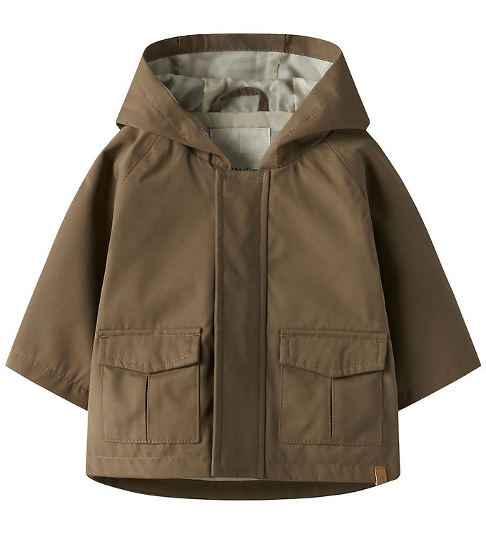 Lil' Atelier Overgangsjakke - Loose - NbmGolo - Shitake