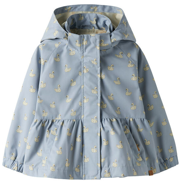 Lil' Atelier Overgangsjakke - NmfGudrun - Zen Blue/Swan