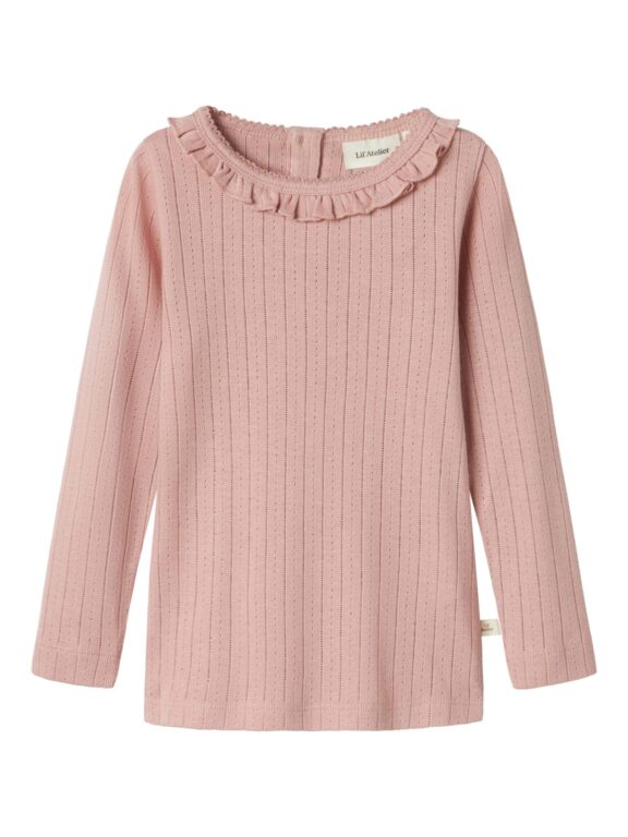 Lil Atelier Rachel Nis Slim Shirt - Misty Rose - 92 cm
